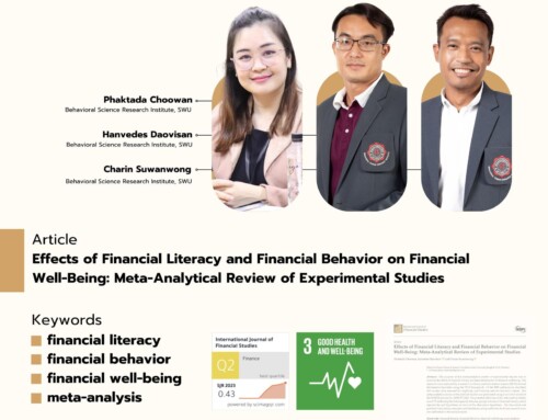 Congratulations to Choowan et al. (2025) for research publication in international journal indexed in 𝑺𝑪𝑶𝑷𝑼𝑺-𝑸2
