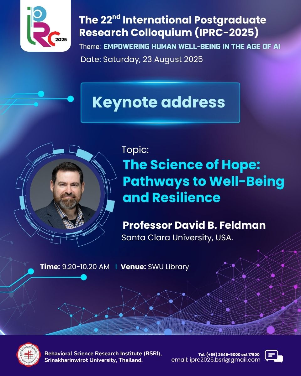Keynote Speaker IPRC-2025, 5.8.25
